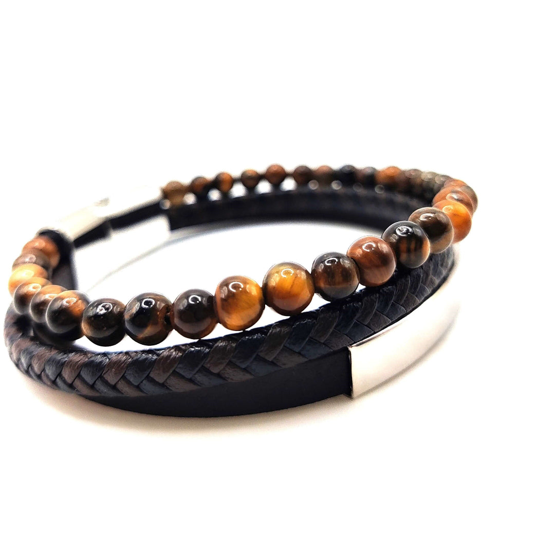 Läderarmband Skanör - maskulint armband för män