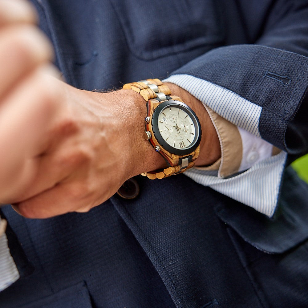 Wooden Watch - Storsand