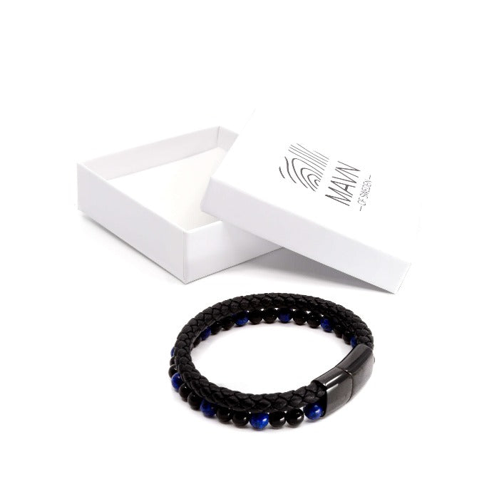 MAVN Of Sweden, Student present, Armband, Herr, Läderarmband, Accessoar, Maskulin, Stilfull, Hållbar, Elegant, Presentbox