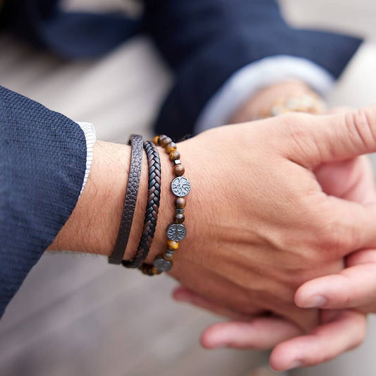 Leather bracelet for men - Tobisvik