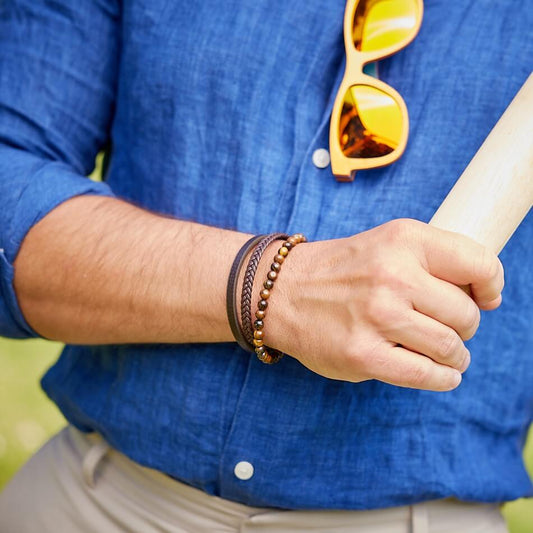 Men's leather bracelet - Vellinge 