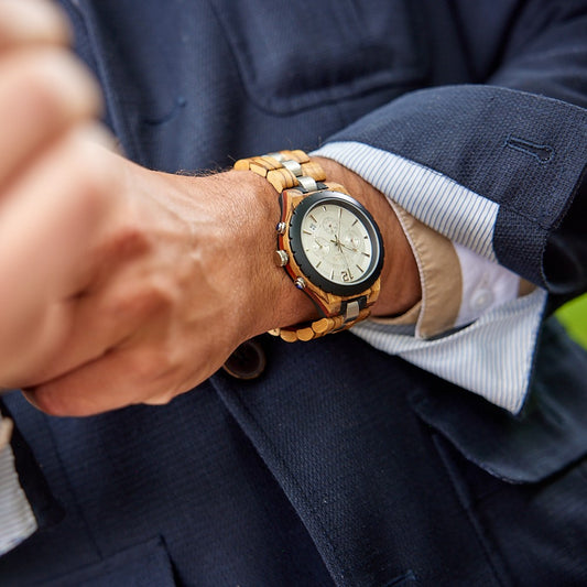 Wooden Watch - Storsand