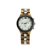 Träklocka Storsand i ljust trä med vit urtavla – MAVN Of Sweden
