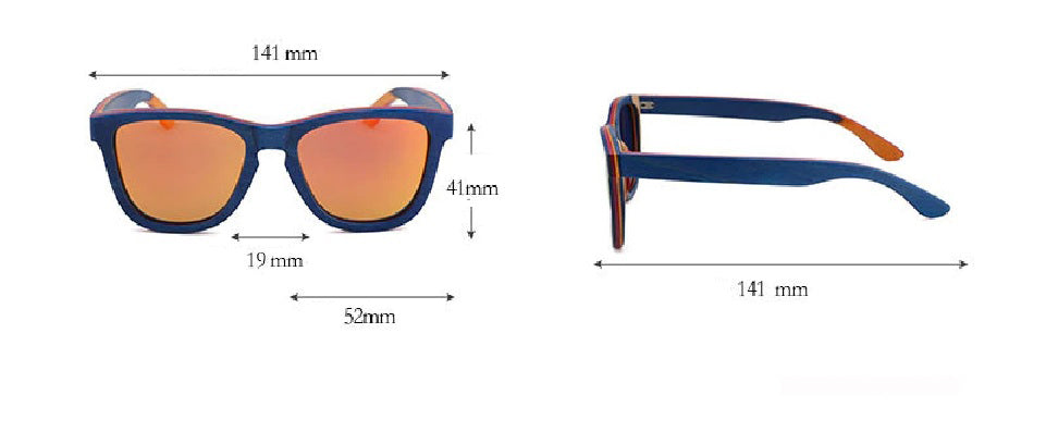 Wooden sunglasses - Mellby